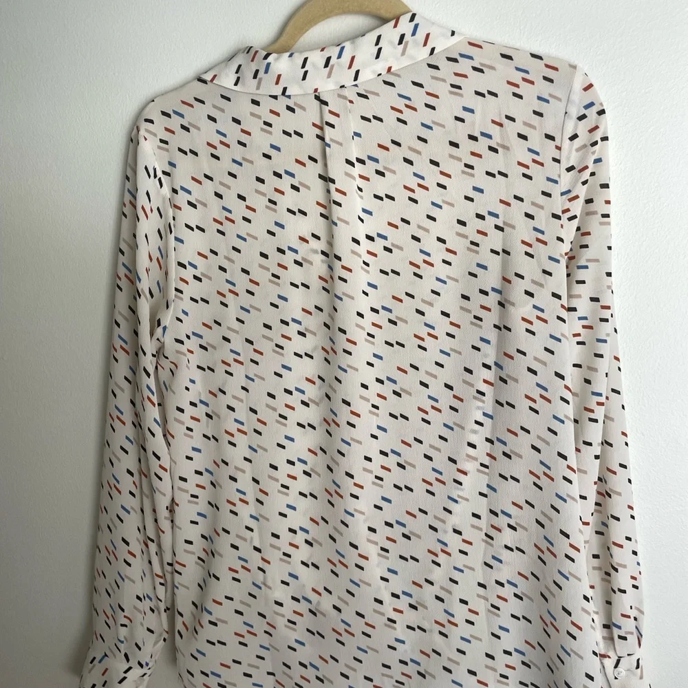 ALL IN FAVOR multi colored button down top - Picture 3 of 4